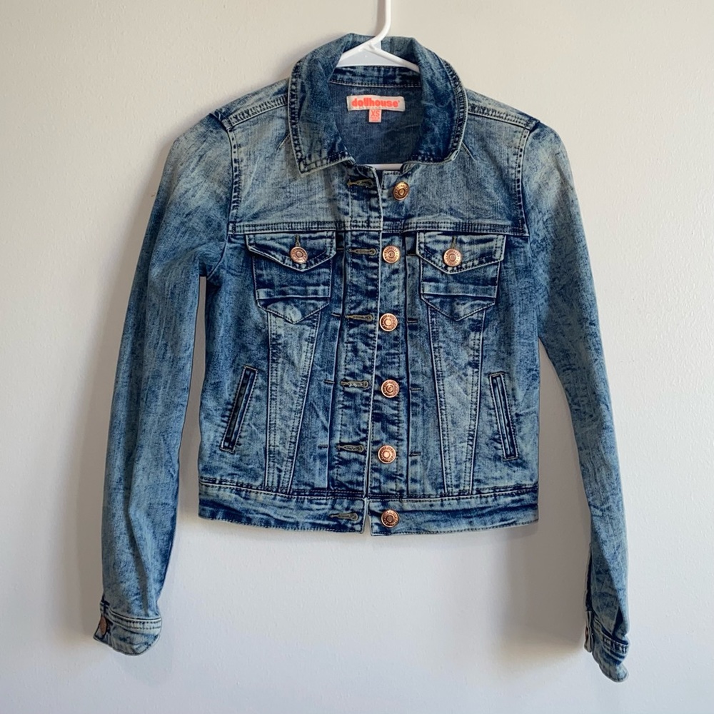 Acid Wash Jean Jacket